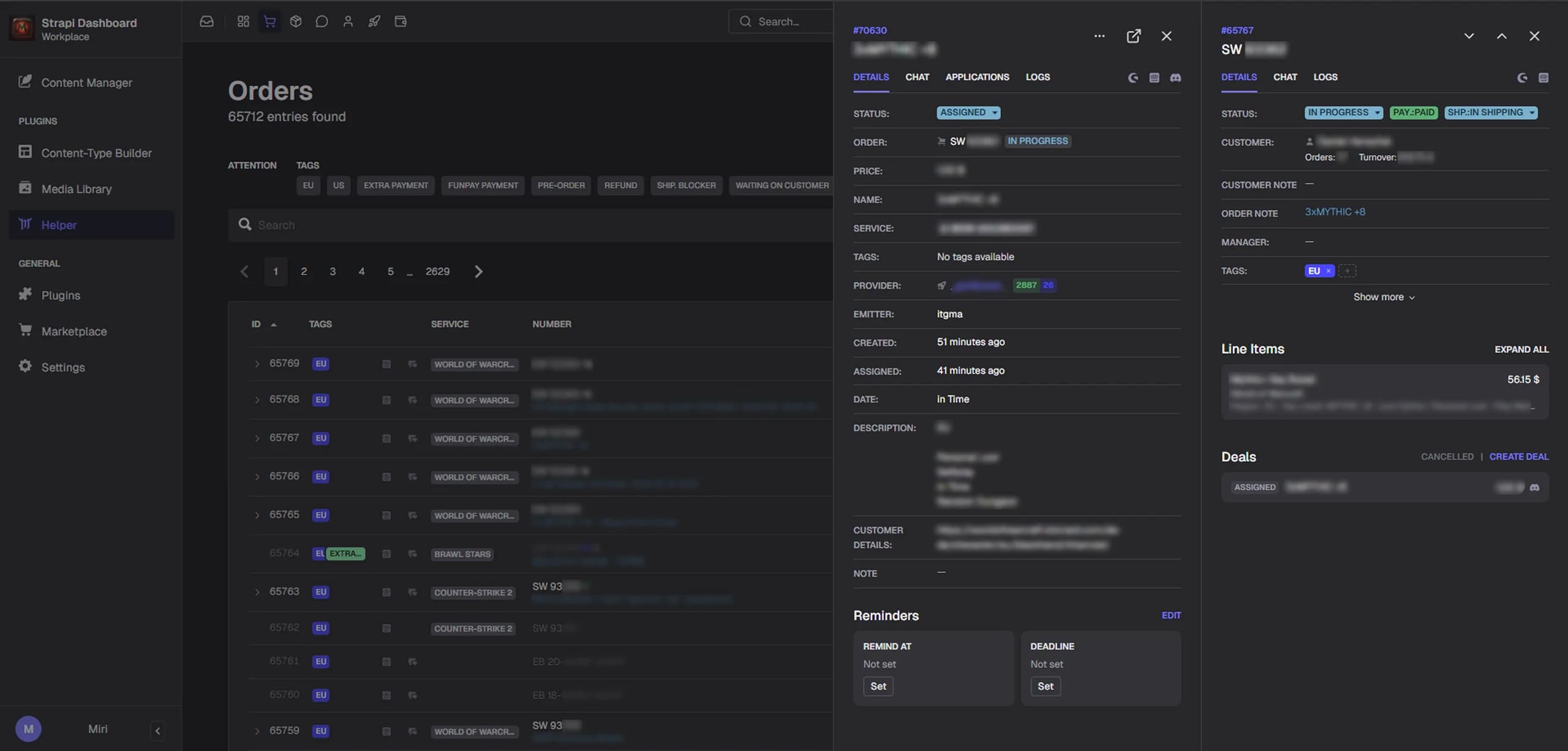 Multi-Shop-Bestellungen